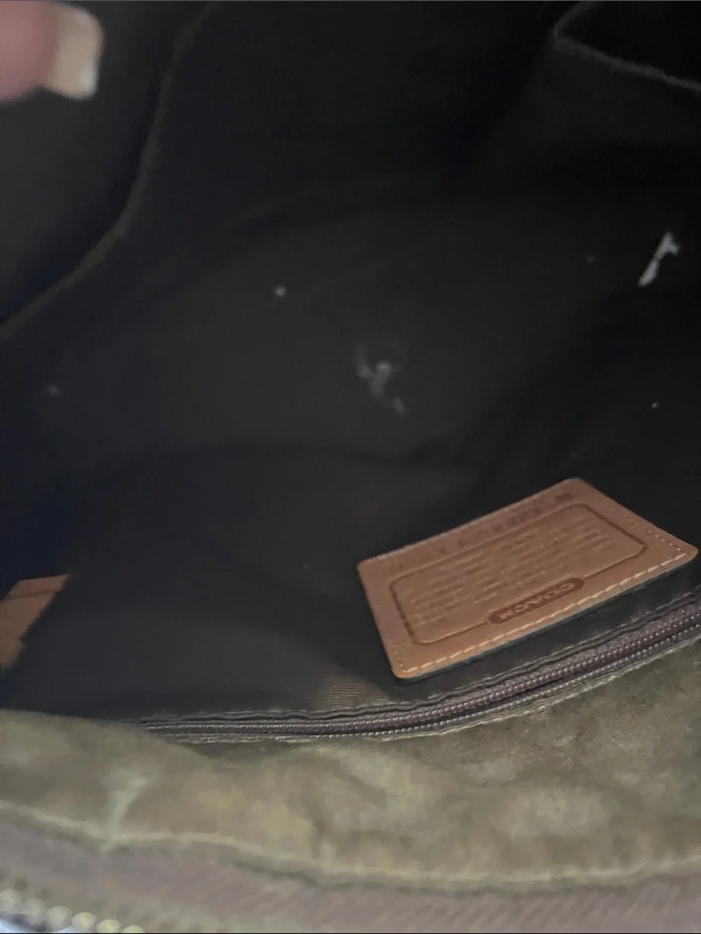 Coach Brown Signature Canvas Tote with Coin Pouch